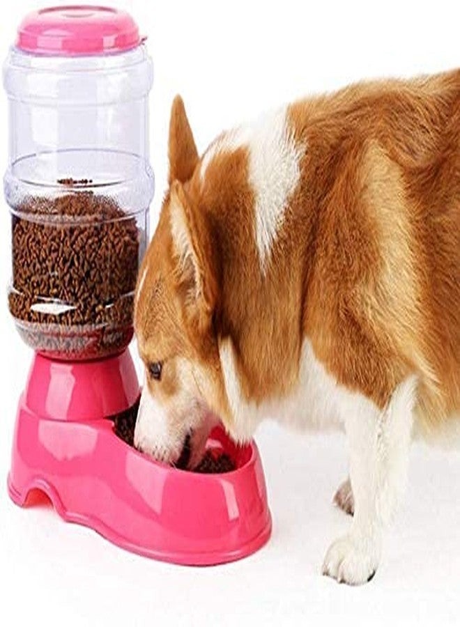 PURAM Pet Feeder Food Dispenser Station - Replenish Pet Food for Dog Cat Animal Automatic Gravity Dry Food Storage Bottle Bowl Dish Stand - Image 1